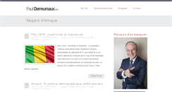 Desktop Screenshot of paul-derreumaux.com