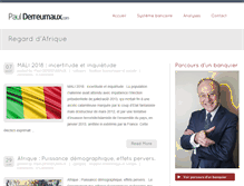 Tablet Screenshot of paul-derreumaux.com